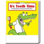 CS0335B It's Tooth Time Coloring and Activity Book Blank No Imprint